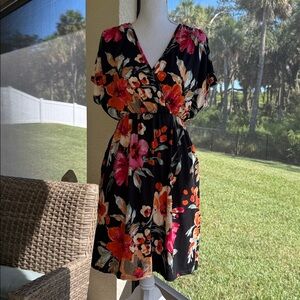 Tropical Getaway Floral Dress